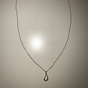 Tiffany & Co. Elsa Peretti Open Teardrop Necklace